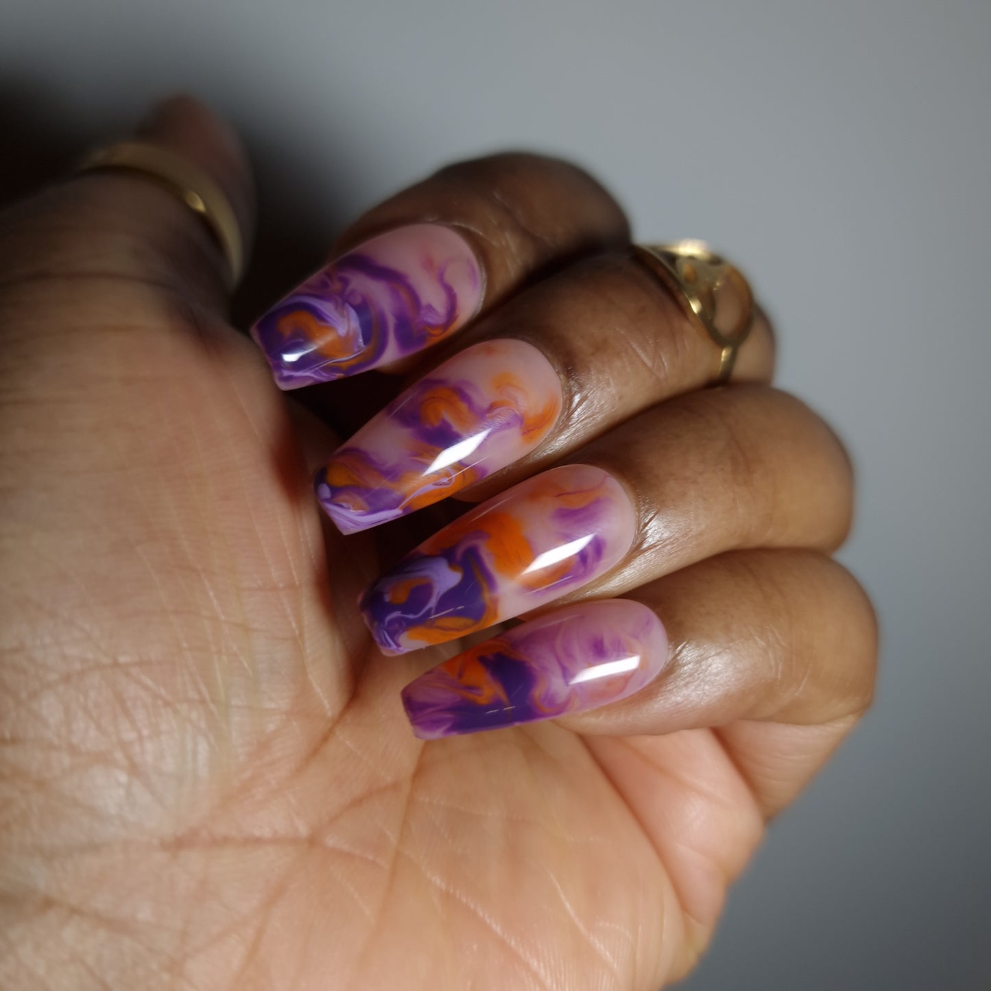 Twilight Swirl - Press On Nails