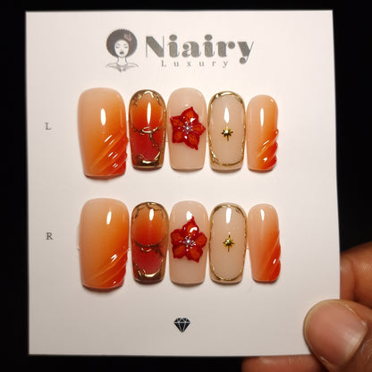 Autumn Glow - Press On Nails