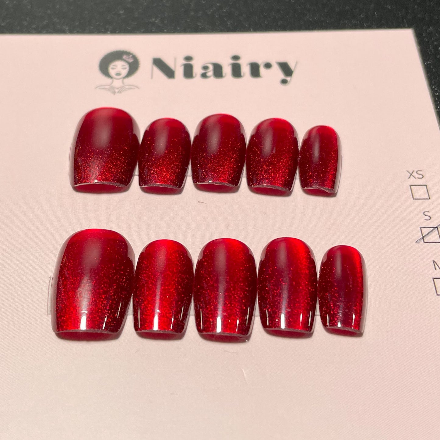 Ruby Kiss - Press On Nails