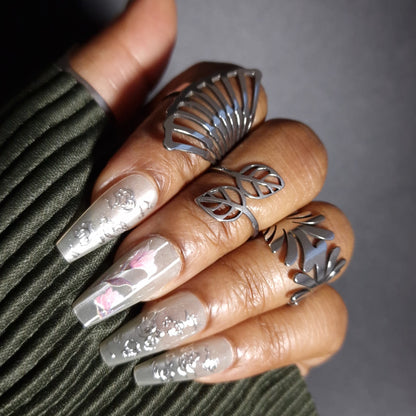 Sage Elegance - Press On Nails