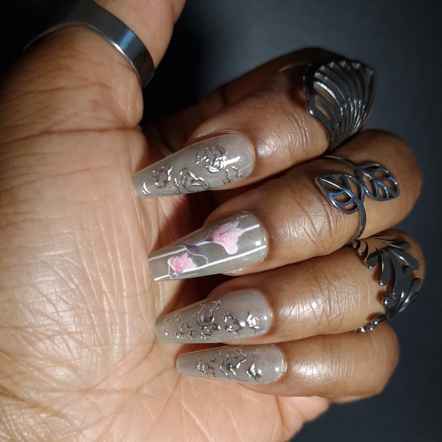 Sage Elegance - Press On Nails